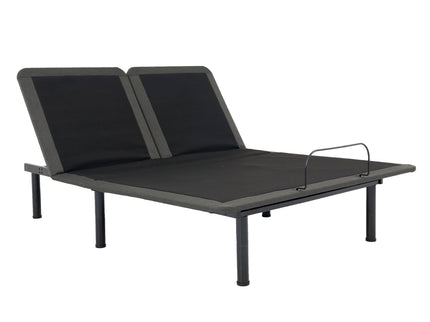 Queen Size Flex Head Adjustable Bed Frame With Voice Activated Controls - Black