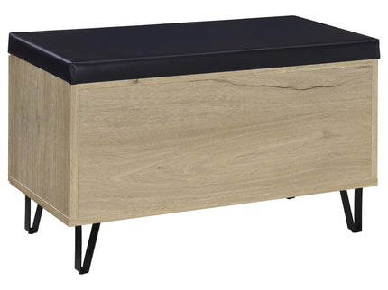 Clackamas - 2 Door Storage Bench With Padded Seat