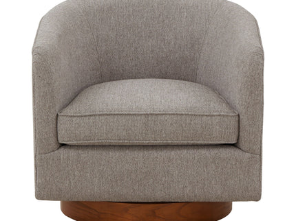 Miramar - Swivel Barrel Chair With Wooden Base