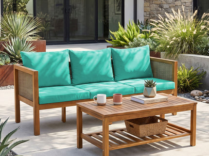 Patio Set Outdoor With Coffee Table And Cushions