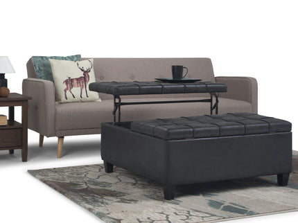 Harrison - Upholstered Coffee Table Storage Ottoman