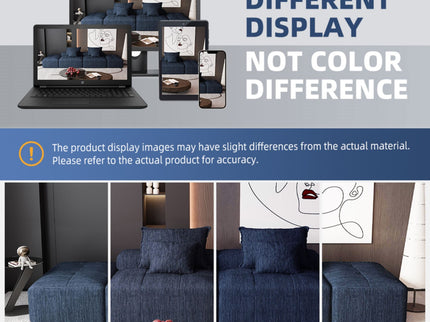 Modern Oversized Diy Combination Modular Sectional Sofa & Pillows