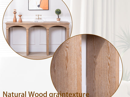 Archway Console Table - Antique Natural / Light Natural / Natural