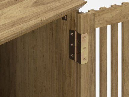 TV Stand With Adjustable Shelf - Natural