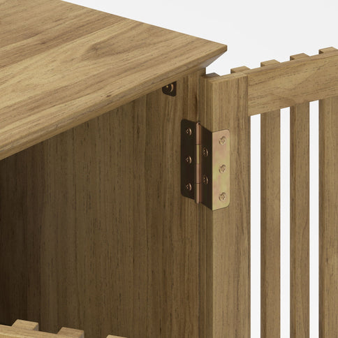 TV Stand With Adjustable Shelf - Natural