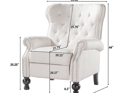 Modern Manual Push Back Recliner Chair