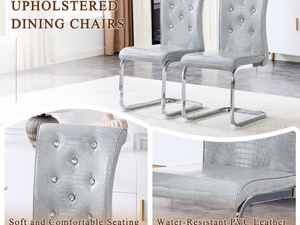 Elegant Design Upholstered Dining Chairs