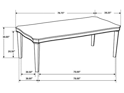 Seaside - Dining Table Dining Set - Rustic