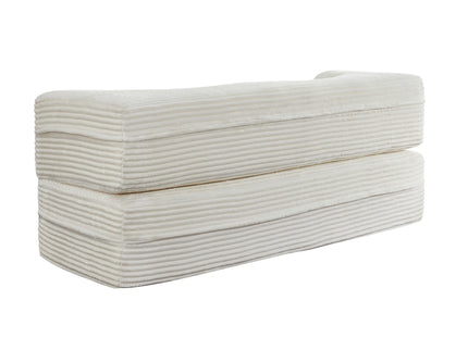 Floor Convertible Sleeper Sofa Bed With 2 Pillows