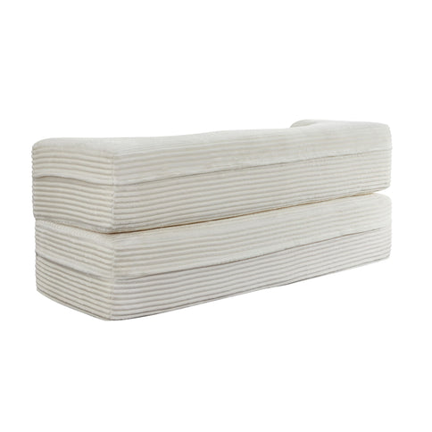 Floor Convertible Sleeper Sofa Bed With 2 Pillows
