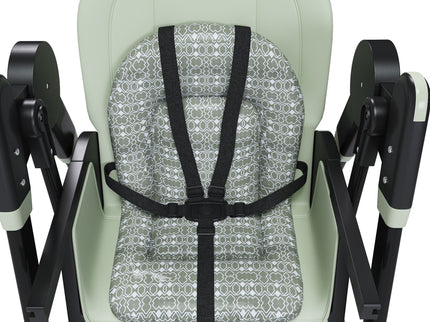 Convertible Baby High Chair To Rocker With 5 Point Harness