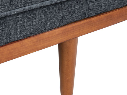 Retro Modern Loveseat With Button Tufted Upholstery