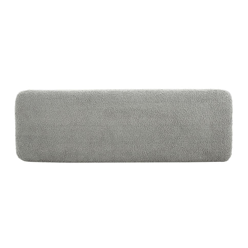 Contemporary Ottoman With Foam Cushion And Durable Upholstery