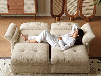 Sofa Bed, 2 In 1 Design For Living Rooms