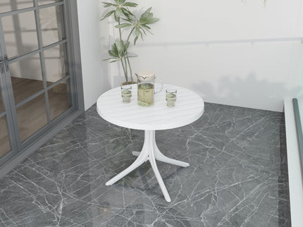 Round Table - White