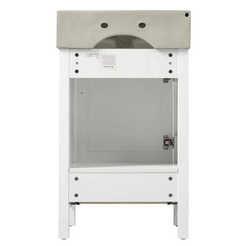 Bathroom Vanity With Sink, Frame And Drawer