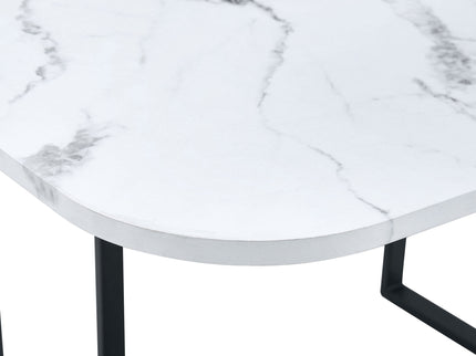 2 Tone Dining Table For Modern Minimalist And Industrial Styles