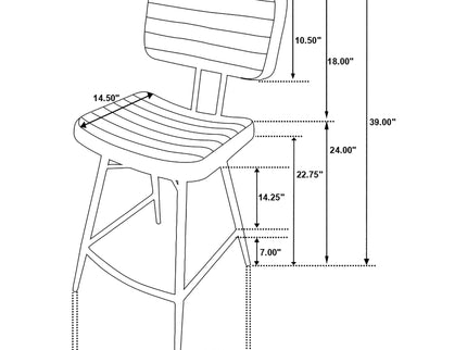 Senko - Upholstered Counter Chair (Set of 2)