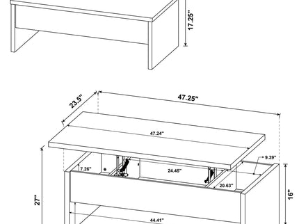 Parker - Table Set With Integrated Storage