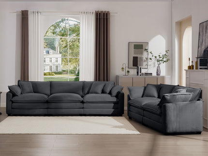 Elegant Oversized Sectional Sofa Set With Deep Seats And Flexible Layout