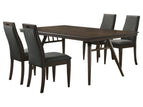 Dark Brown / 5 Pc. Table, 4 Chairs