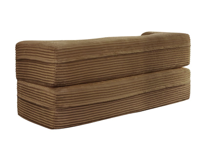 Floor Convertible Sleeper Sofa Bed With 2 Pillows