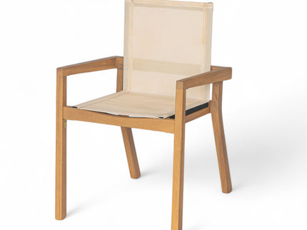 Belfast - Dining Chair With Acacia Wood Frame And Seating (Set of 2)
