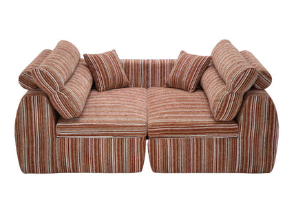 3 Seater, Couch With Throw Pillows For Living Room