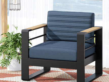 Giovanna - Club Chair Set With Aluminum Frame