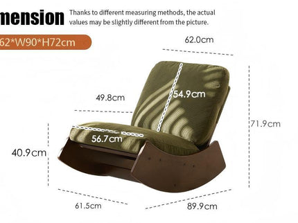 Comfortable High-Quality Upholstery Glider Rocking Chair