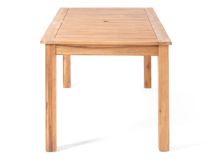 Outdoor Expandable Dining Table With Square Legs