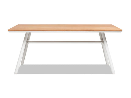 Maiden - 6 Seater Patio Dining Table - Natural Teak