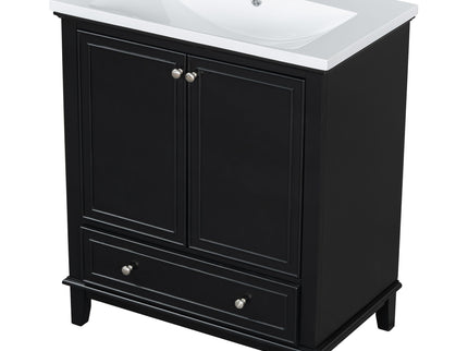 Modern Bathroom Vanity With Sink Combo, Multi Functional Cabinet With Doors And Drawer