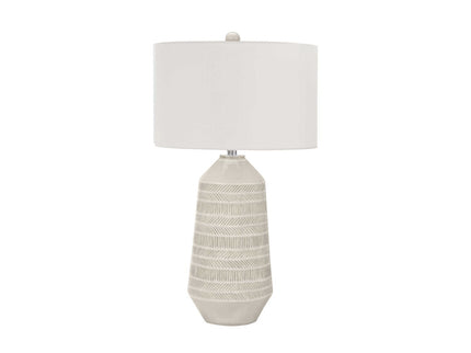 Contemporary Lighting, Table Lamp, Ceramic - Cream
