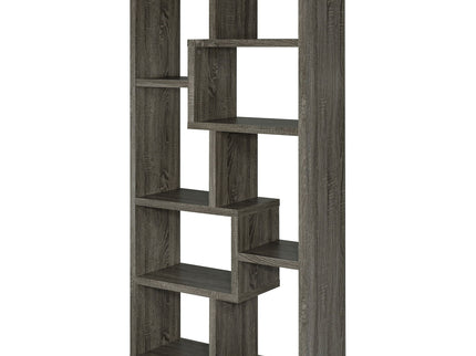 8 Shelf Geometric Bookcase