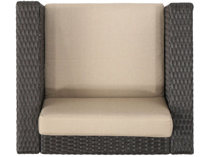 Stylish Outdoor Club Chair With Weather Resistant Cushions