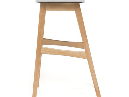 Modern Bar Stool Set With Upholstered Seating