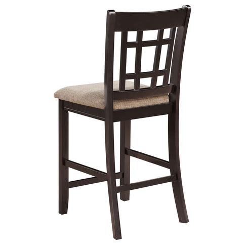 Avonlea - 5 Piece Set With Round Table And Upholstered Chairs - Chestnut