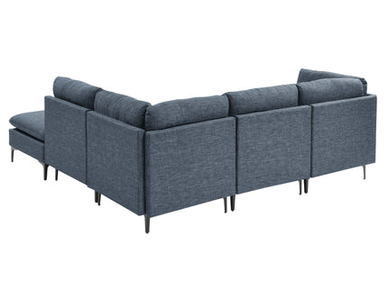 Upholstered Modular Sectional & Tall Legs