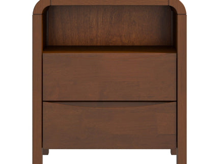 Lionel - Nightstand 2 Drawer - Brown