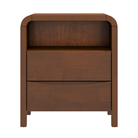 Lionel - Nightstand 2 Drawer - Brown