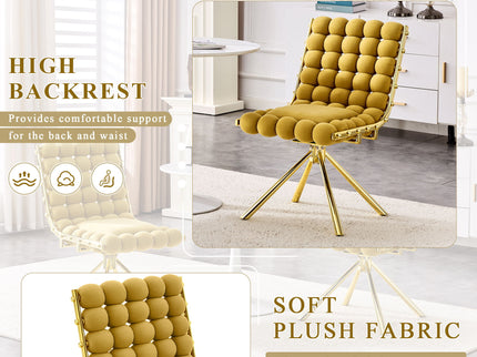Puffy Bubble, Ball Chain Dining Chairs For Dining Room (Set of 2)