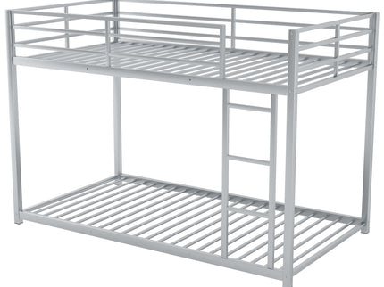 Metal Bunk Bed, Low Bunk Bed With Ladder