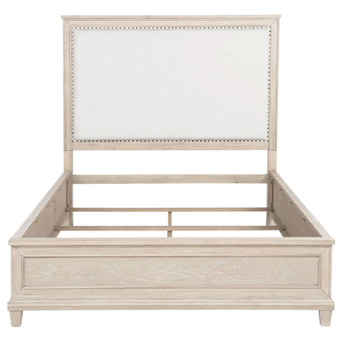 Wedner - Queen Panel Bed - Oak