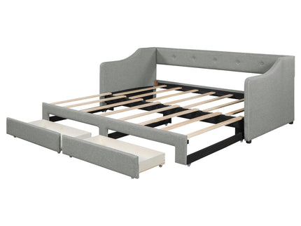 Upholstered Daybed With 2 Drawers