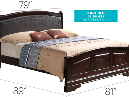 Panel Sleigh Bed Elegantly Crafted