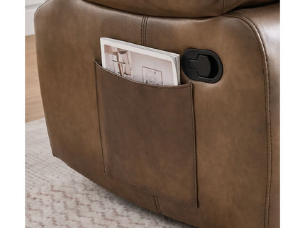 Rocker Recliner Chair With Manual Recline And 360° Swivel Base