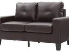 Dark Brown / Faux Leather
