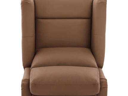 Manual Recliner Swivel Rocking Chair With 8 Point Massage And Heating