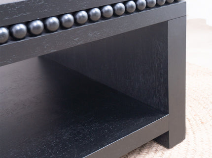Modern Coffee Table With Beaded Trim
